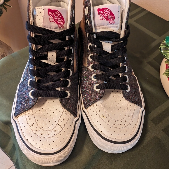 Vans Customs Gold and Glitter Hi - Picture 4 of 8